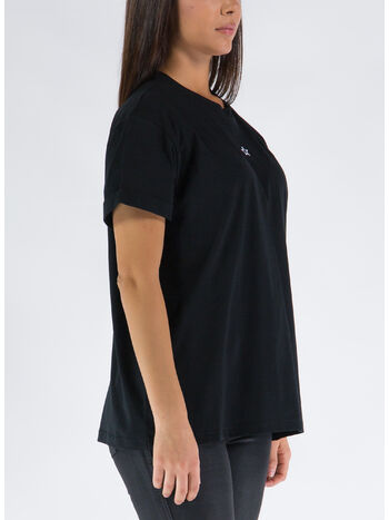 T-SHIRT MINI STAR EMBROIDERY, 1000 BLACK, small