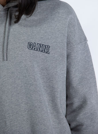 FELPA CON CAPPUCCIO, 921 PALOMAMELANGE, small