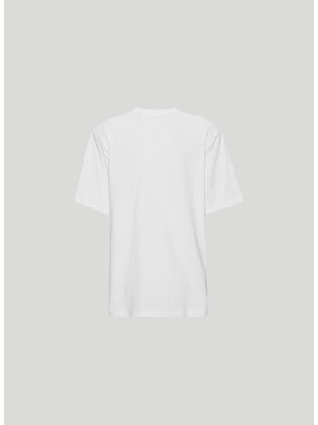 T-SHIRT BOXY LOGO, 11-0601 BRIGHT WHITE, small