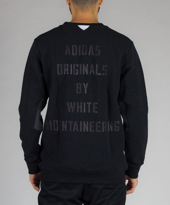 FELPA WHITE MOUNTAINEERING CREW, COREBLACK, small