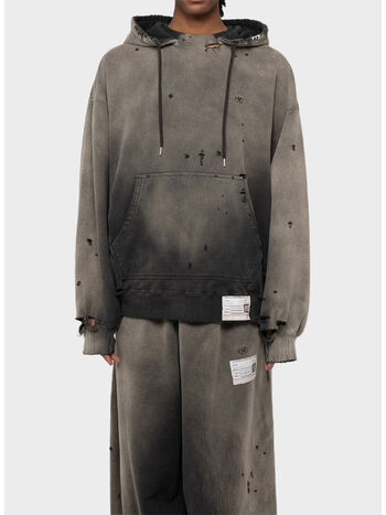 FELPA HOODIE SUN FADED, BLACK, small