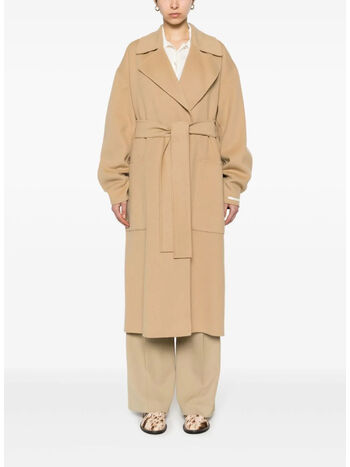 CAPPOTTO A VESTAGLIA POLKA, 016 BEIGE, small