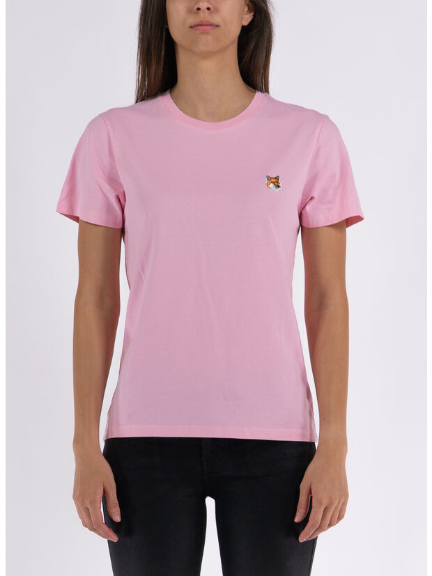 T-SHIRT FOX HEAD PATCH, P603 PALE PINK, large