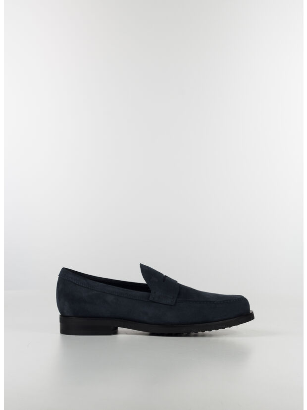 MOCASSINO IN PELLE SCAMOSCIATA, U805, large