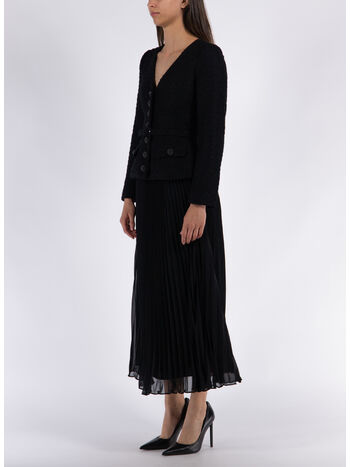 ABITO MIDI CHIFFON, BLACK, small