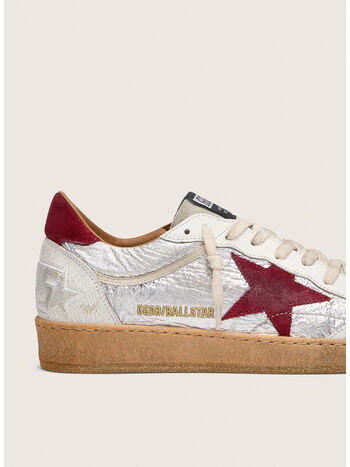 SCARPA BALL STAR PELLE, 70346 SILVER/GREY/WHITE/RED, small