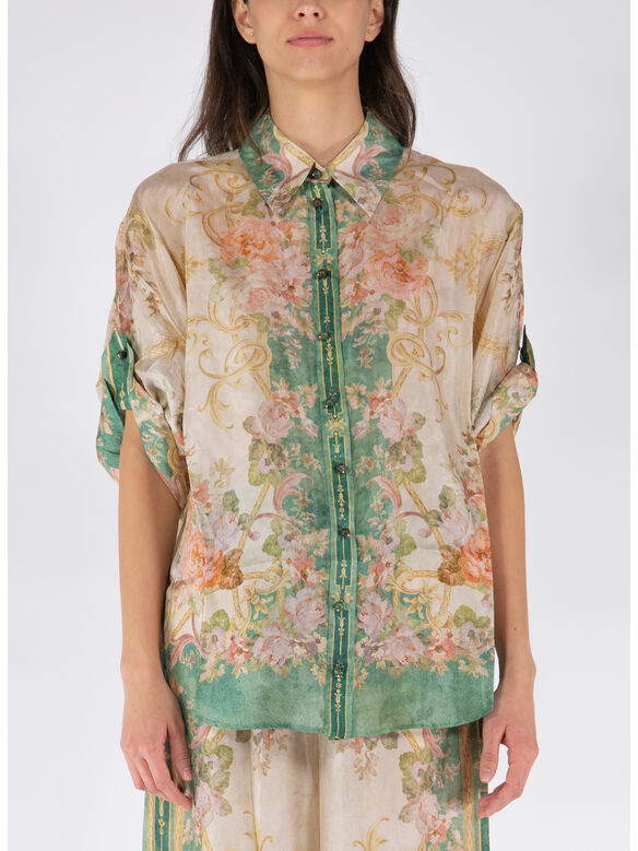 CAMICIA AUGUST, KHF KHAKI FLORAL, medium