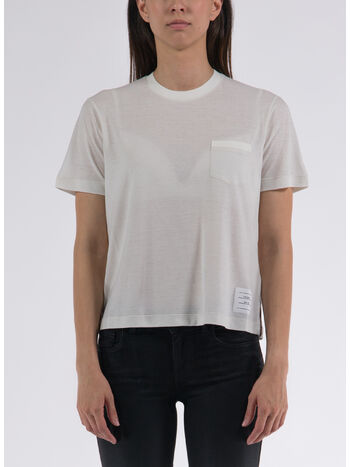 T-SHIRT SHORT SLEEVE POCKET TEE, 113 NATURAL WHITE, small