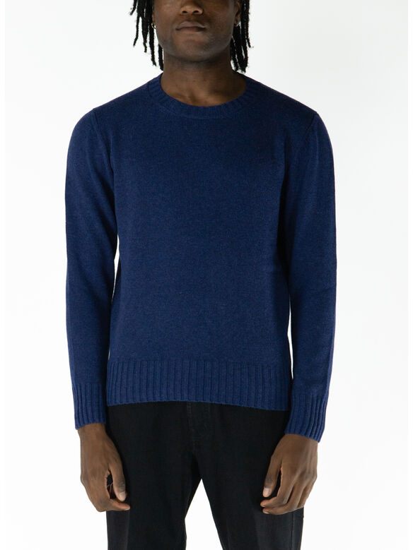 MAGLIONE GIROCOLLO AAPPIO, 20 BLU MARINE, medium