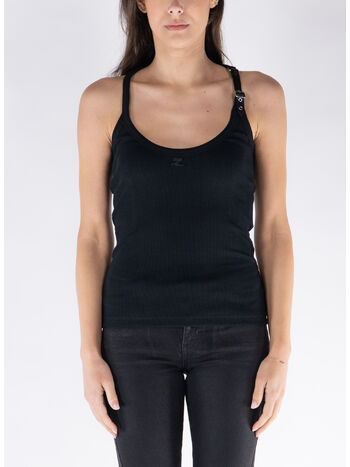 TOP HOLISTIC BUCKLE 90'S RIB, 9999 BLACK, small