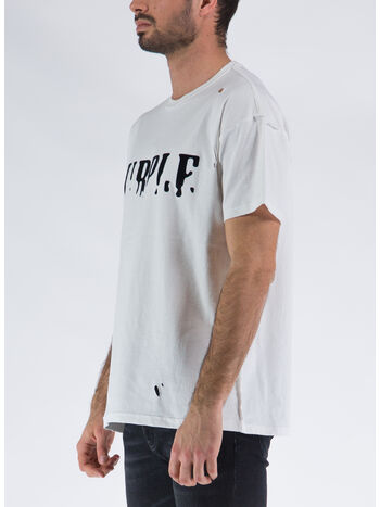 T-SHIRT P101 TEXTURED JERSEY, WHITE WHITE, small