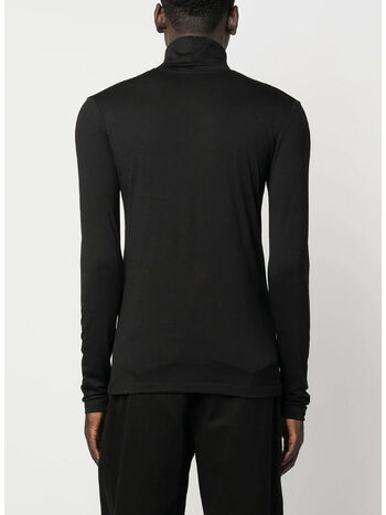 T-SHIRT A COLLO ALTO, 001, small