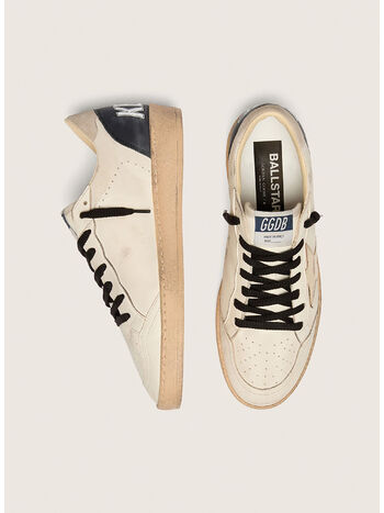 SCARPA BALL STAR IN NAPPA, 83258 WHITE BEIGE/PLATINUM/BLACK, small