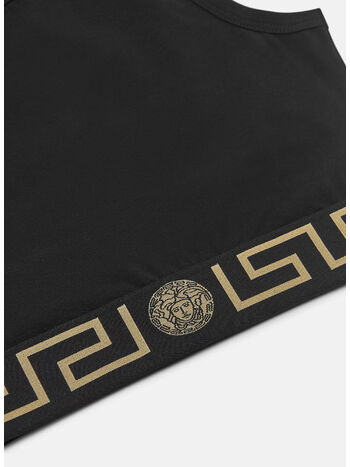 TOP CORTO CON BORDO GRECA, A1008 NERO, small