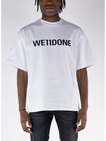 T-SHIRT CLASSIC LOGO, WHITE, small