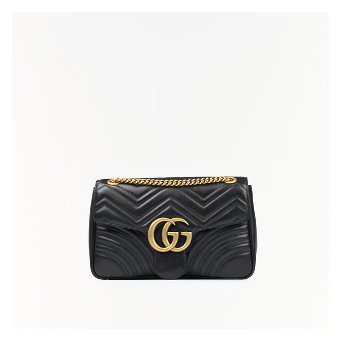 BORSA GG MARMONT MATELASSE', 1000NERO, large
