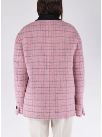 GIACCONE CHECK CON RICAMI, 650, small