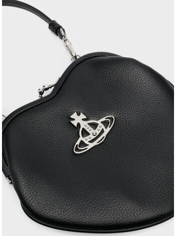 BORSA BELLE HEART FRAME, N403  BLACK, small