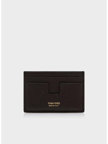 PORTACARTE TWO TON TLINE CLASSIC CARD HOLDER, 3BJ02 CHOCOLATE, small