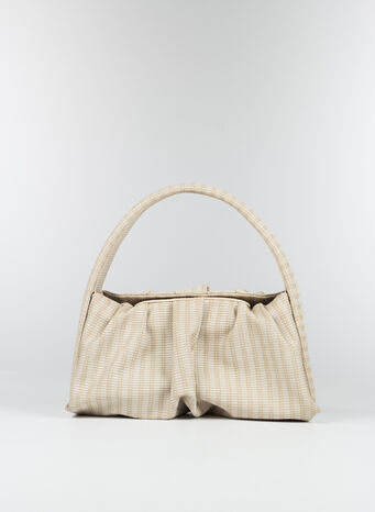 BORSA HERA BRAID, IVORY, small