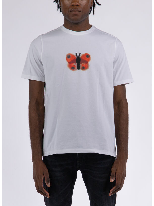 T-SHIRT ROP BUTTERFLY, WHITE, large