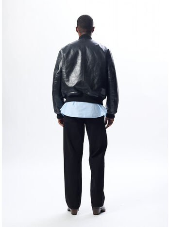 GIACCA IN PELLE, 999 BLACK, small