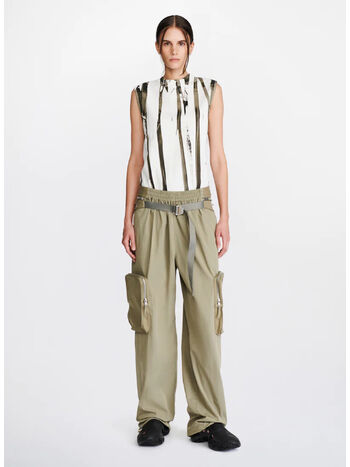 PANTALONE BELT BAG BLOUSON, SAGE, small