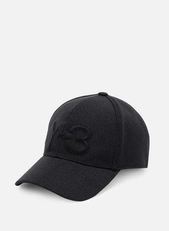 CAPPELLO Y-3 LOGO CAP, BLACK, small