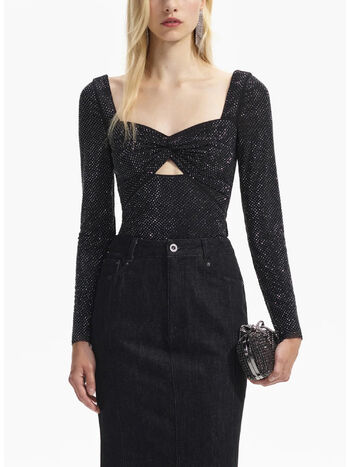 TOP RHINESTONE MESH, BLACK, small