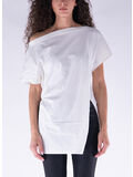 BODY CON SCOLLO A BARCA, 0001 HERITAGE WHITE, thumb