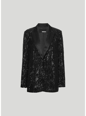 GIACCA SEQUINS OVERSIZED, 1000 BLACK, small
