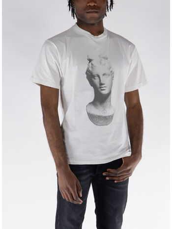 T-SHIRT AGED STATUE, OFFWHT OFF WHITE, small