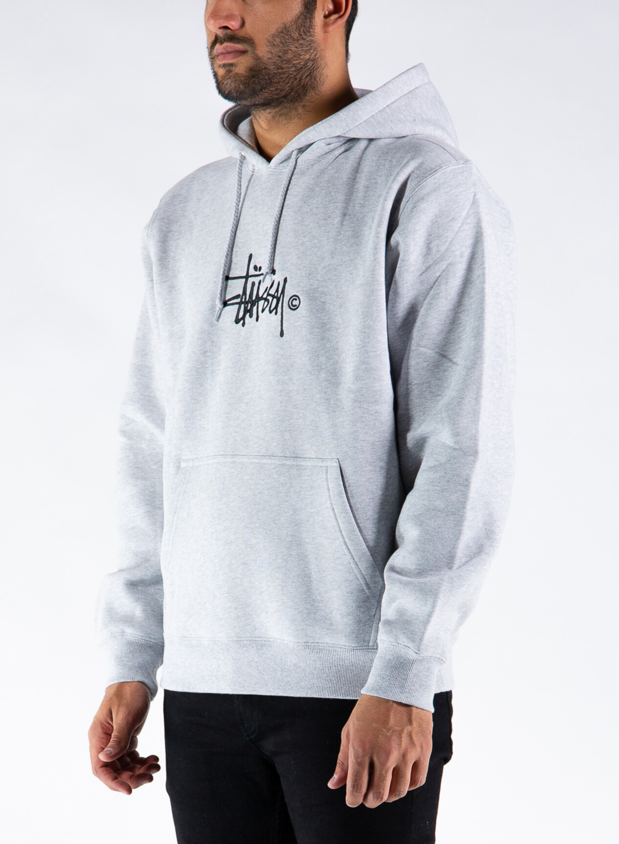 STUSSY FELPA COPYRIGHT STOCK HOODIE Grey Man | Susi