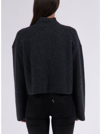 PULLOVER FUNNEL NECK, ANTHRACITE MELANGE, small
