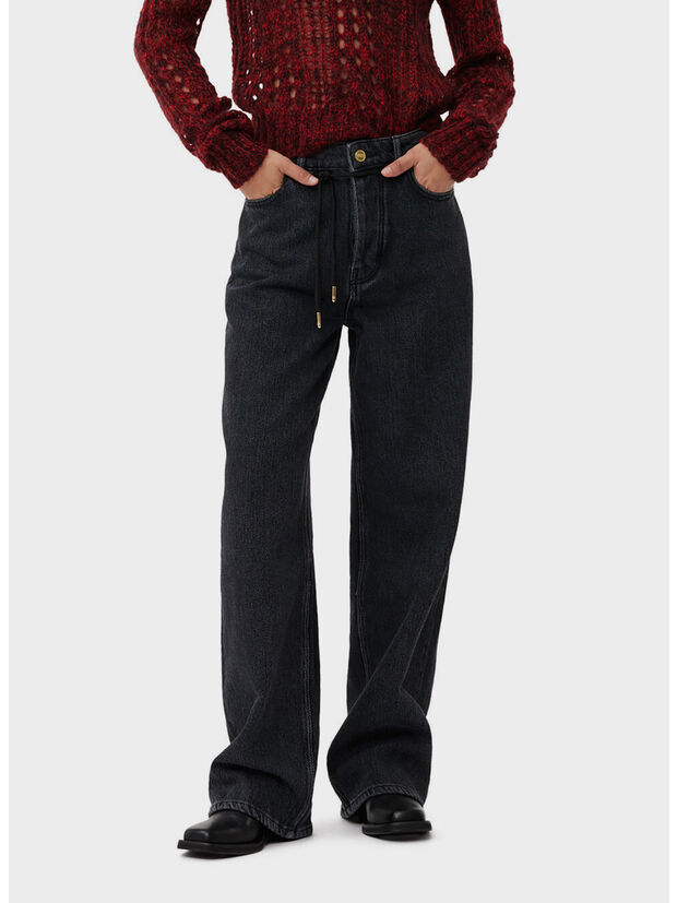 JEANS HEAVY IZEY, 006 WASHED BLACK, large