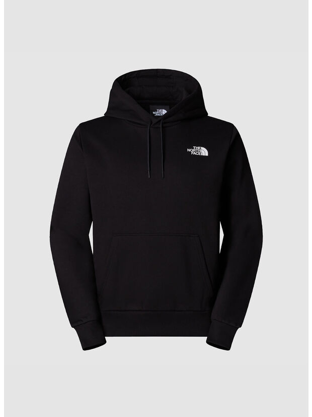 FELPA HOODIE SIMPLE DOME, JK31 TNF BLACK, large