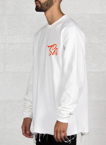 FELPA SIR OVERSIZE, CREAM, small