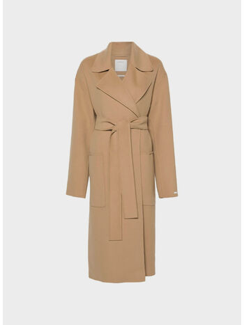 CAPPOTTO A VESTAGLIA POLKA, 016 BEIGE, small