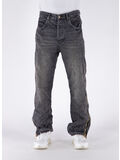 JEANS FULL SIDE ZIP, FSZB BLACK, thumb