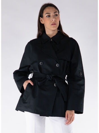 TRENCH CORTO CON GANCI, , small