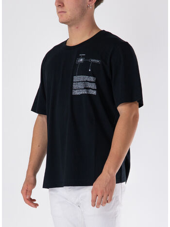 T-SHIRT NUMBERS-MOTIF, 900 BLACK, small