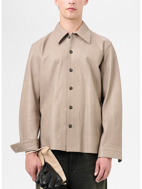 CAMICIA WELDING, 70S GREY VELVET, medium