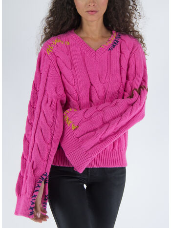 CARDIGAN, 00C73 FUCHSIA FLUO, small