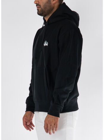 FELPA HOODIE BASIC, BLACK, small