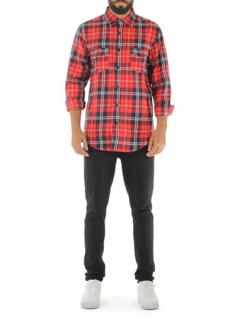 CAMICIA KANYE77 A/W 15, RED, small