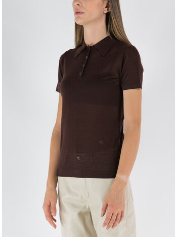 POLO HATTI, AUBERGINE BROWN, small