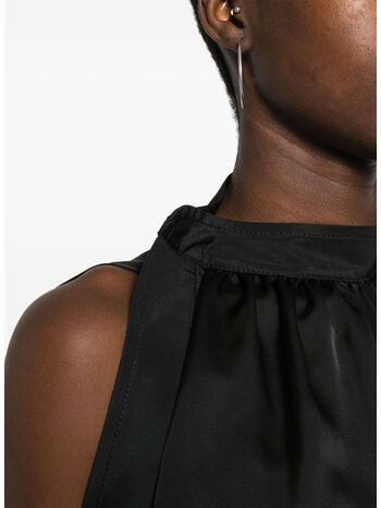 CAMICIA FABRIC COMBO, 001 BLACK, small