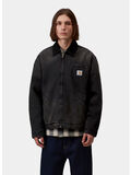 GIUBBOTTO OG DETROIT, 00E0R Black / Black, tobacco used wash, thumb