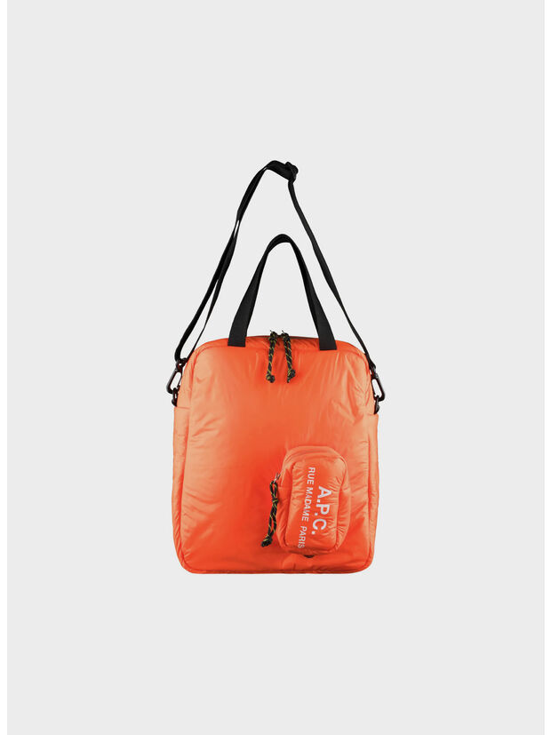 BORSA TOTE PUFFY, EAA ORANGE, large