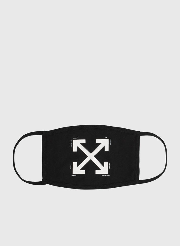 MASCHERINA ARROWS, BLACK/WHITE, large